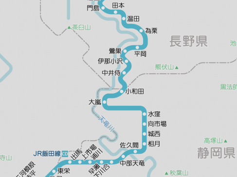 JR飯田線の水窪〜平岡間が運転再開(2010年9月28日情報更新)