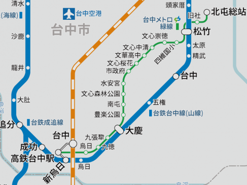 台中メトロ緑線が車両トラブルにより試験運転を中断