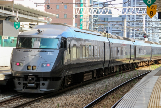 特急「にちりん」「ひゅうが」「きりしま」に使用されるJR九州787系電車