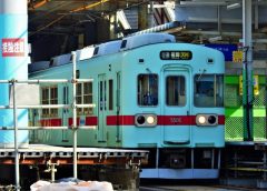 天神大牟田線を運行する西鉄5500形電車