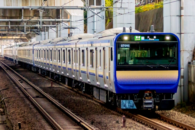 横須賀線を運行するJR東日本E235系1000番台電車(写真AC/しろかね)