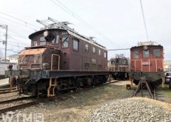 岳南富士岡駅に留置されている岳南鉄道時代の電気機関車(HAGEO/写真AC)