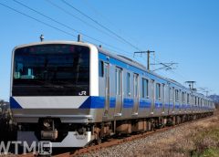 常磐線・水戸線などを運行しているJR東日本E531系電車(ちゃんこちゃんこ/写真AC)