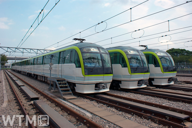地下鉄七隈線で運行されている福岡市交通局3000系電車(jyapa/PIXTA)