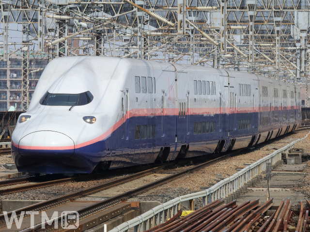 上越新幹線で運行しているオール2階建て新幹線E4系Max編成(HK-SAN/写真AC)
