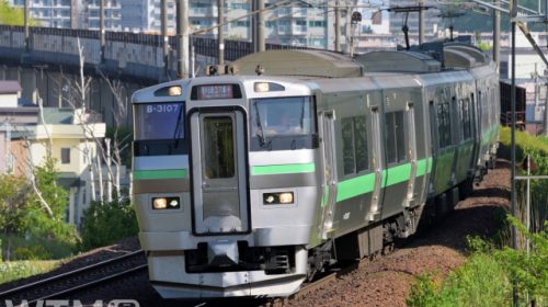快速「エアポート」などで運行しているJR北海道733系電車(中村　昌寛/写真AC)