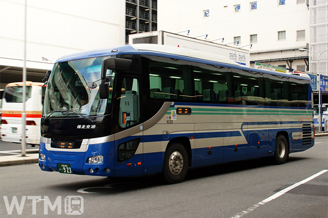 備北交通の高速バス車両(JKT-c/Wikipedia, CC 表示 3.0)