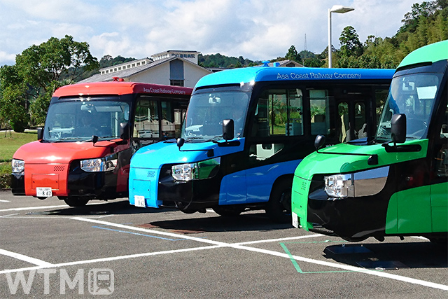 阿佐海岸鉄道が導入する3台のDMV93形気動車(やなちゃん徳島/Wikipedia, CC 表示-継承 4.0)