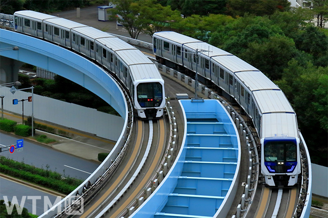 ゆりかもめ7300系(左)電車と7500系電車(nagabuti77/写真AC)