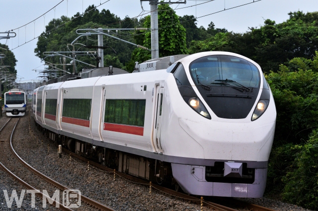 特急「ひたち」「ときわ」で運行しているJR東日本E657系電車(ちゃんこちゃんこ/写真AC)
