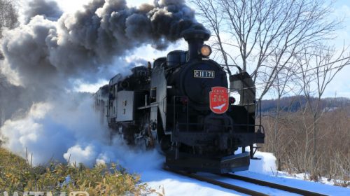 「SL冬の湿原号」を牽引するJR北海道の蒸気機関車C11型171号機(中村　昌寛/写真AC)