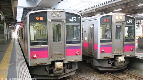 奥羽本線などで運行しているJR東日本701系電車(忍者くん/写真AC)