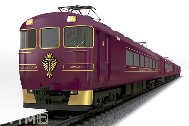 「あをによし」として運行する近鉄12200系電車(画像提供: 近畿日本鉄道)