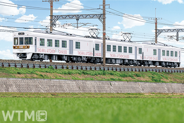 西鉄6050形電車「THE RAIL KITCHEN CHIKUGO」(画像提供: 西日本鉄道)