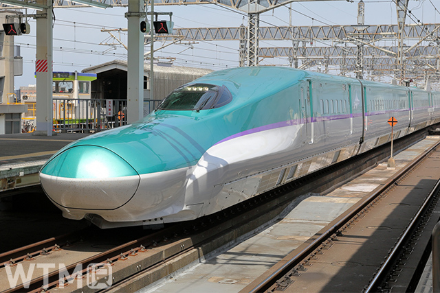東北・北海道新幹線で運行しているJR北海道H5系(HK-SAN/写真AC)