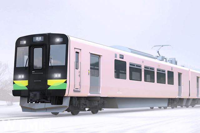 JR北海道が新たに導入する737系電車のエクステリアデザイン(イメージ)(画像提供: JR北海道)