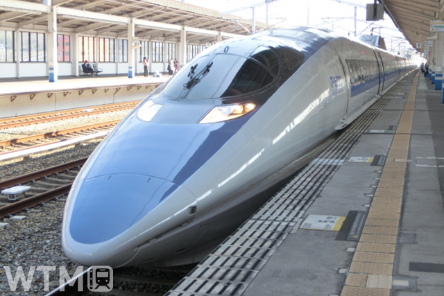 山陽新幹線で運行しているJR西日本500系電車(そいそいん/写真AC)