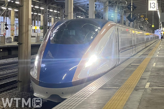 上越新幹線・北陸新幹線で運行しているJR東日本E7系(時の記録者/写真AC)