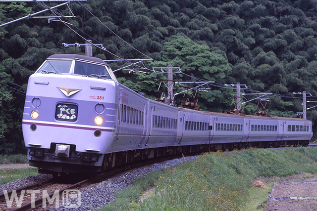 JR西日本381系電車の「スーパーやくも」リバイバル塗装イメージ(画像提供:JR西日本)