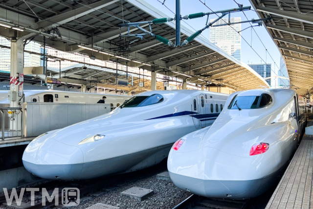 東海道・山陽新幹線で運行しているN700S(マイペイ/写真AC)
