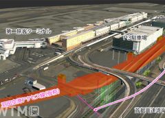 JR東日本「羽田空港アクセス線(仮称)」に整備される「羽田空港新駅(仮称)」のイメージ図