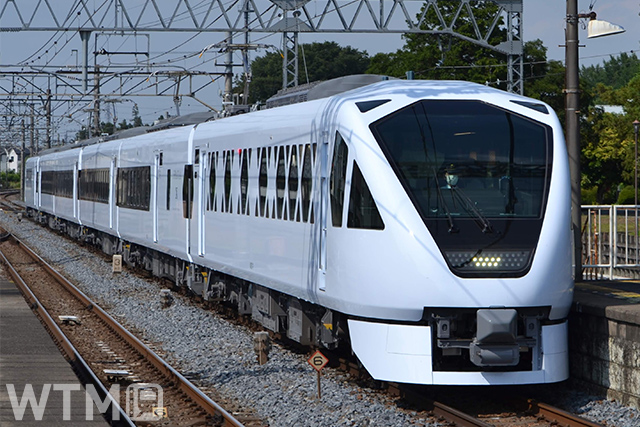 2023年7月15日(土)に特急「スペーシア X」として運行を開始する東武N100系電車(Katsumi/TOKYO STUDIO)