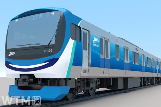 30年ぶり新型車両 りんかい線に「71-000形」 都会の水辺をデザイン “優しい微笑み”も