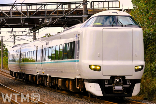 通勤特急「らくラクやまと」に使用されるJR西日本287系電車(エリザベス⭐︎/写真AC)