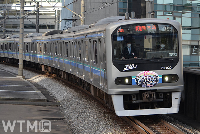 りんかい線、JR埼京線・川越線で運行している東京臨海高速鉄道70-000形電車(Katsumi/TOKYO STUDIO)