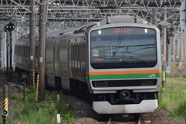 宇都宮線などで運行しているJR東日本E231系電車(Katsumi Yokoyama)