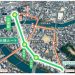 2025年8月3日(日)に開業する広島電鉄「駅前大橋ルート」の位置図(広島電鉄提供)