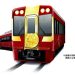 南海電気鉄道が2025年度末に高野線で運行開始を予定している新しい観光列車の外装デザインイメージ(南海電気鉄道提供)