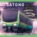 臨時快速列車「あいづSATONO」車内で平日運転日に配布される「駅カード」のデザイン(JR東日本提供)